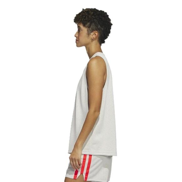 nwt ADIDAS Sustainable Select Jersey Basketball Tank in Limestone - Size L - Picture 7 of 9